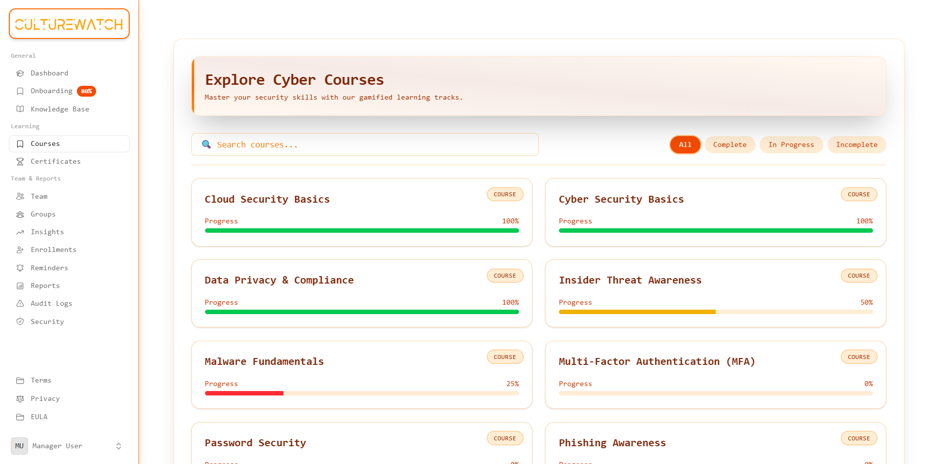 App screenshot (light mode)
